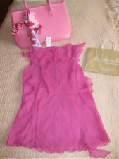Intimissimi Reine Seide  pink lila federleicht Bluse Top Negligé neu Gr.M 36-40