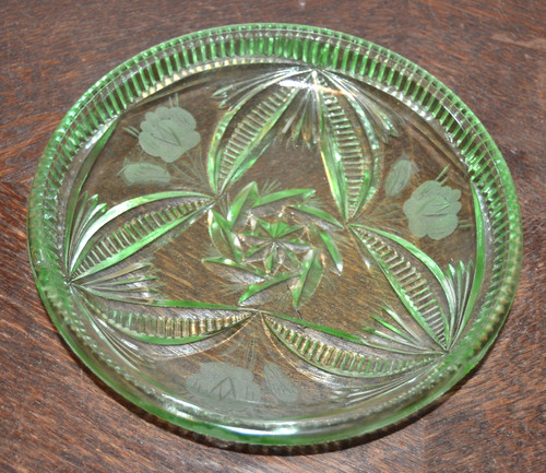Große schale pressglas - große,