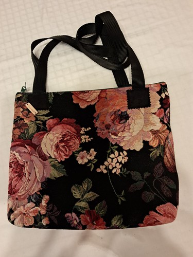 Tasche gobelin blüten - tasche,
