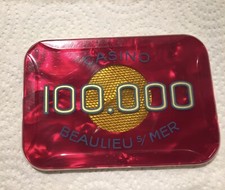 Casino Plaque Jeton BEAULIEU SUR MER FF 100.000