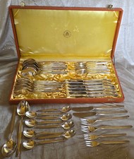 40 tlg. WMF Zürich 90er Versilbert Besteck Besteckset Silberbesteck Tafelsilber