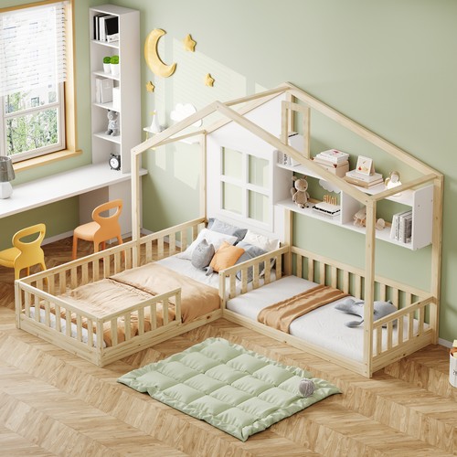 Hausbett kinderbett mit - hausbett, 2