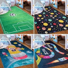 Kinderteppich Junge Kurzflor