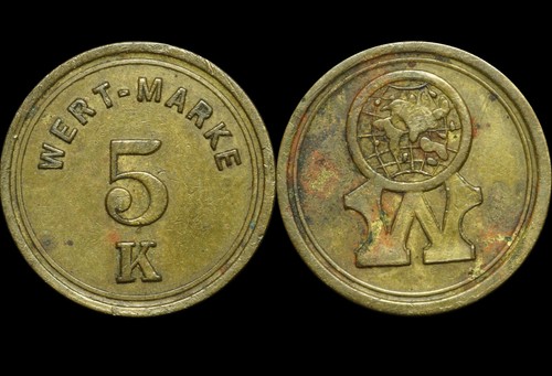 Wertmarke pfennig k - wertmarke:, "k"