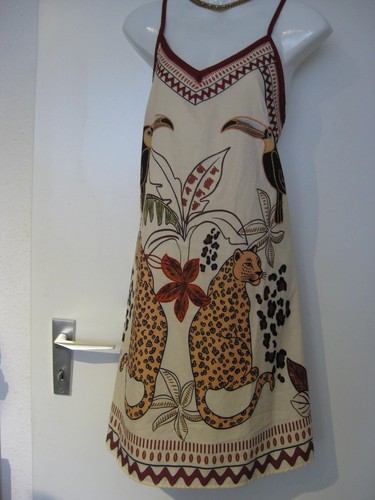 Trägerkleid bohemian - l,