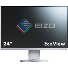 EIZO FlexScan EV2455-GY 24" Ultra-Slim LCD Monitor USB 3.0 DVI-D HDMI VGA DP Gut