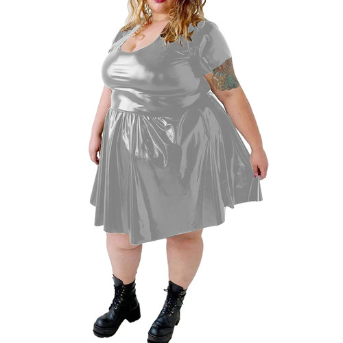 Sexy pvc high - pvc, a-linie