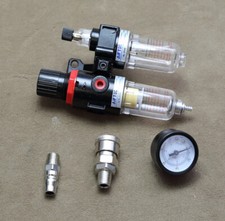 Druckluftregler 1/4" Öl Wasserabscheider Druckminderer Druckluft AFC2000 AL2000