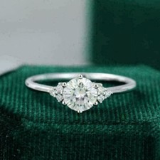 2 Karat Rund Solitär Diamant