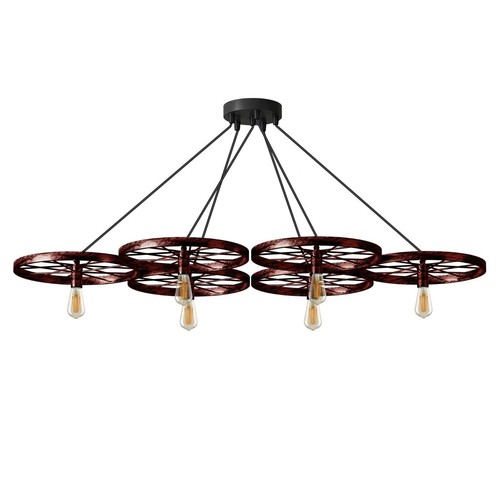 Vintage rad pendelleuchte - vintage,