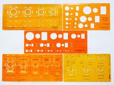 ZEICHEN SCHABLONE STANDARDGRAPH | ROTRING | SECHSKANTSCHRAUBEN, MUTTERN AUSWAHL!