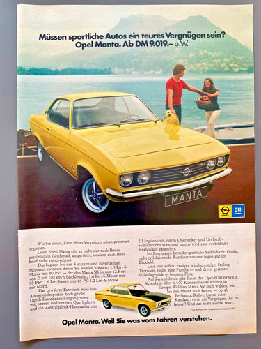 1973 opel manta coupe - 1973,