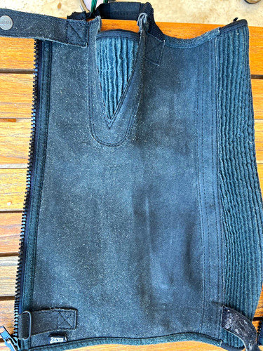 Chaps schwarz aus - br,