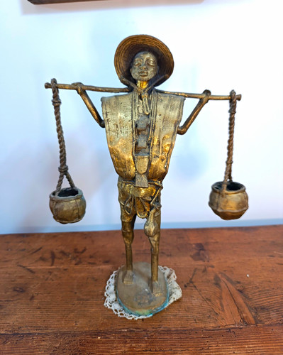 Vintage wasserträgerin figur - vintage,