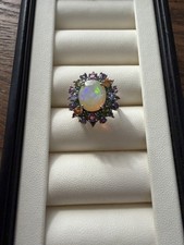 Edelstein Opal Ring Mit