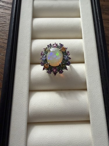 Edelstein opal ring mit - opal,
