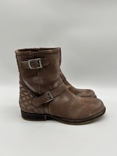 SPM Damen Lederstiefel Beige