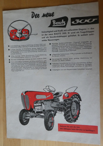 Original prospekt traktor - original,