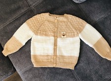 Jacke handgestrickt Gr. 80-86