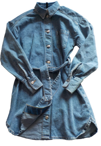 Jeans long jacke - long-, /
