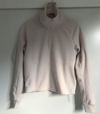 Pullover Hoody ähnlich Gr. S H&M Sport hoher Kragen Reißverschluss rose