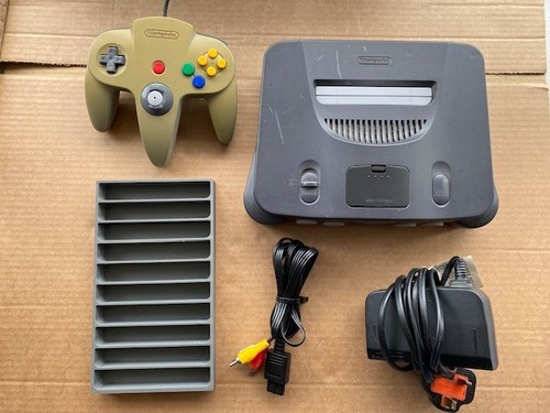 N64 konsole komplett set - n64,
