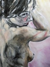 Original Pastellgemälde mit