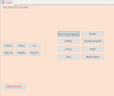RECHNUNGSPROGRAMM BILL MASTER
