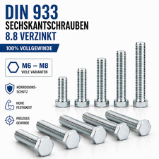 Sechskantschrauben DIN 933