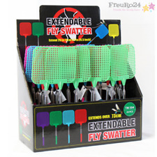 Alma Garden ausziehbare Fliegenklatsche Teleskop von 27-72cm pink grün blau gelb