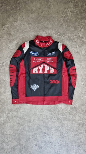 Vintage racing bikerjacke nypd - racing,