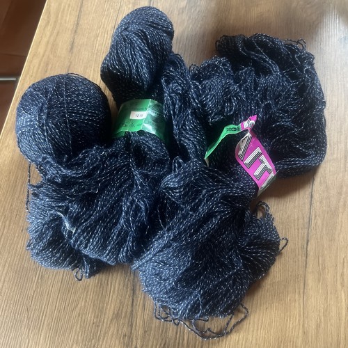 Wolle rest 300 blau - 300,