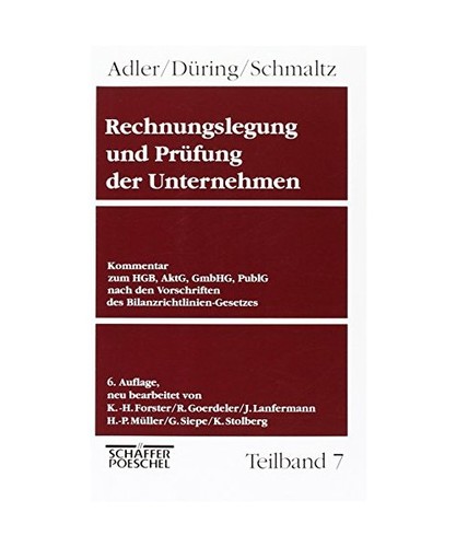 Rechnungslegung und prüfung - und,