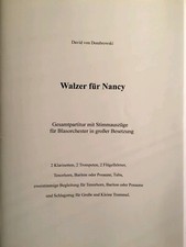 Musiknoten, Walzer für Blasorchester (Blaskapellen)