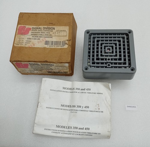 Federal signal 350 vibratone - signal,