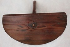 Wandregal - klein - Massiv Holz - halbrund - 27 x 17 cm