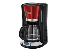 RUSSELL HOBBS Colours Plus+ Flame Red Kaffeemaschine 24031-56 10 Tassen 1100W