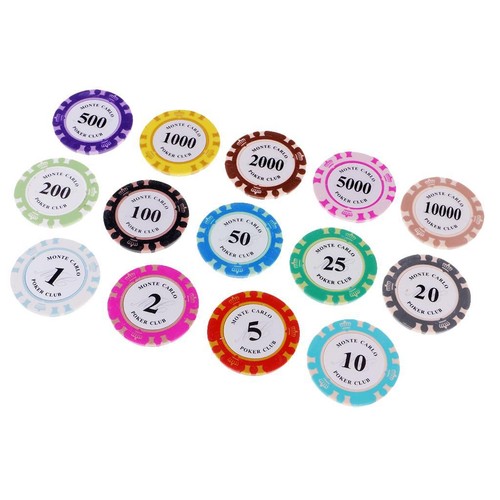 14pcs poker chips casino - 14pcs,