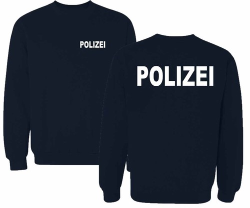 Polizei sweatshirt pullover - sweatshirt,