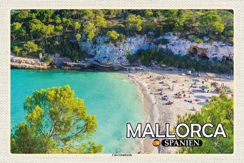 Holzschild 18x12 mallorca - 18x12,