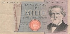 Italien Italy 1000 Lire 1977