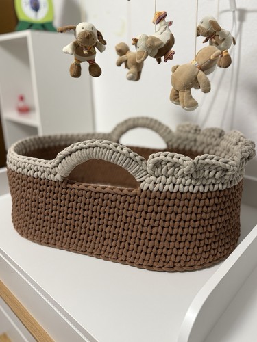 Handgemachter baby korb - handgemachter, baby-korb