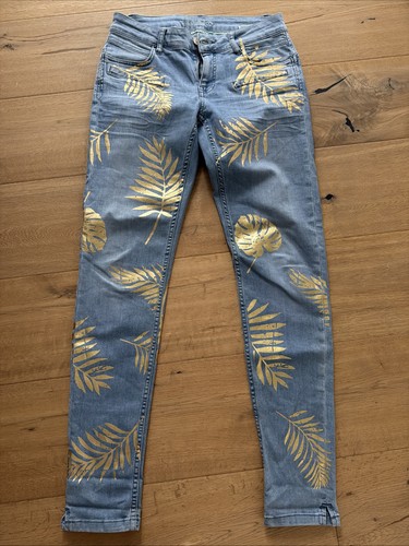 Blue fire stretch jeans - blue,