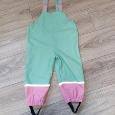 süße Matschhose, Buddelhose,Regenhose  GR. 92/98 Rosa grün mint