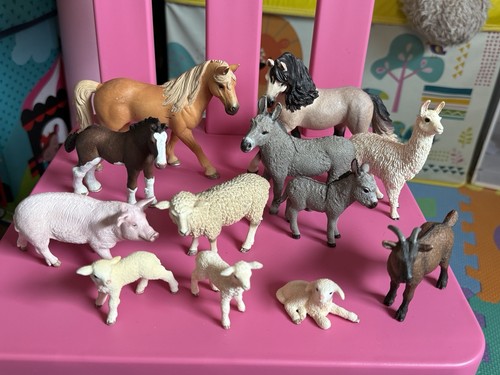 Schleich bauernhoftiere - 12,