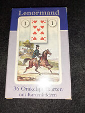  NEU  Lenormand 36 Orakel Karten mit Skat  und Anleitung / Lernkonzept