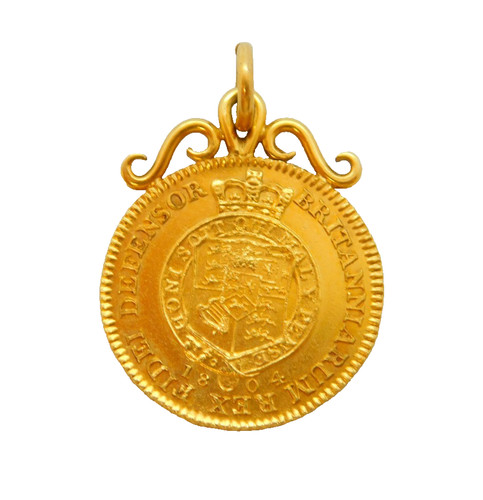 Georg iii 22kt gold halb - gold,
