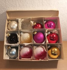 DDR??  11 Christbaumkugeln bunt, Weihnachtsschmuck, Lauscha? #18