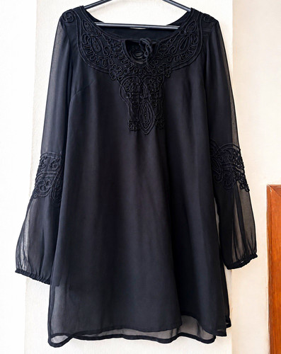 Damen chiffon tunika bluse - damen,