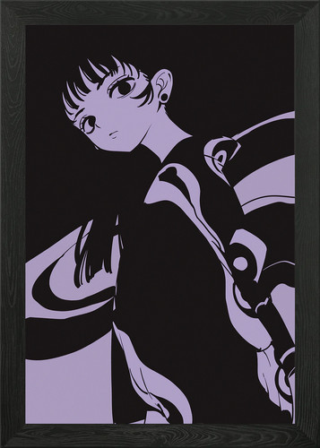 Anime mädchen mit wirbelndem - anime,